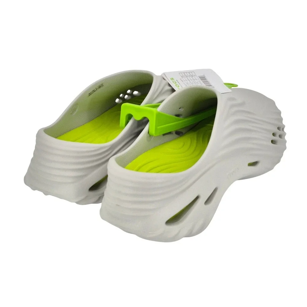 Crocs Echo Wave Clogs Atmosphere Gray Men's Size 11 Sandals Shoes NEW